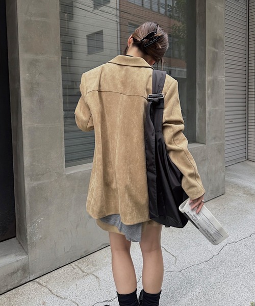 nananamoe（ナナナモエ） ジャケット テーラードジャケット suede dad