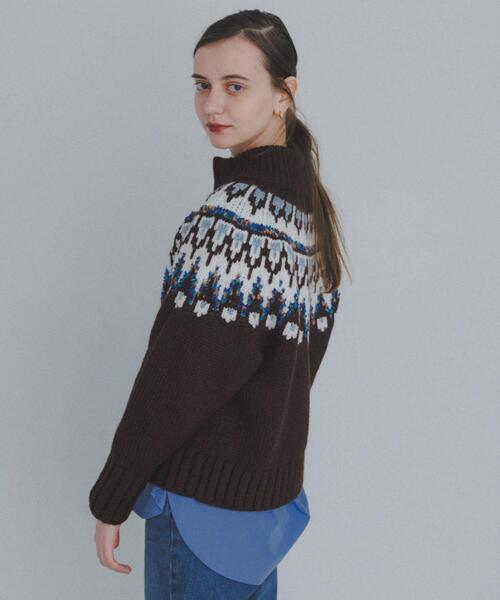 URBAN RESEARCH Sonny Label ニット セーター ハーフZIP求心