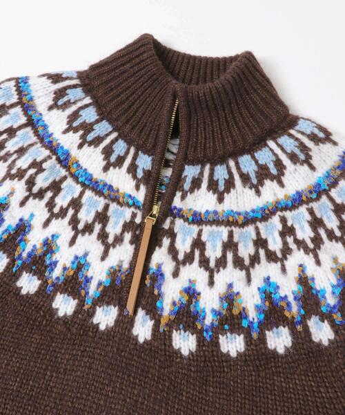 URBAN RESEARCH Sonny Label ニット セーター ハーフZIP求心