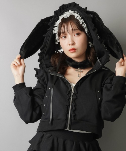 DARRDY（ダーディー） パーカー 「DARRDY/ダーディー」うさ耳ショート