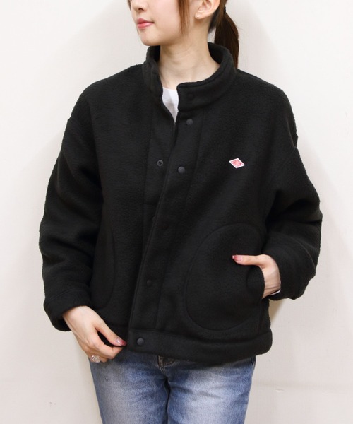 DANTON 【淡水水槽】 美品 ブラックボタンジャケット ? サイド 