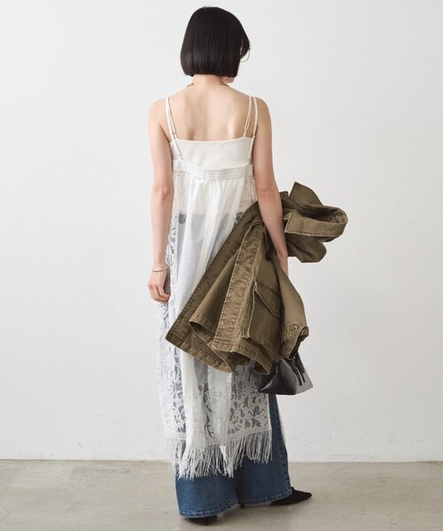 【新品・タグ付】ラウンジドレス　レースキャミ Loungedress（ラウンジドレス） ワンピース レースキャミワンピース