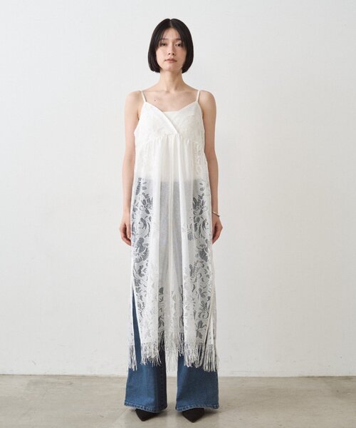 Loungedress（ラウンジドレス） ワンピース レースキャミワンピース