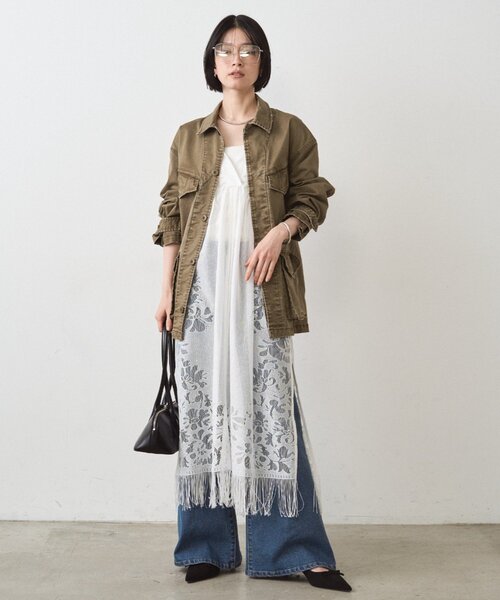 【新品・タグ付】ラウンジドレス　レースキャミ Loungedress（ラウンジドレス） ワンピース レースキャミワンピース