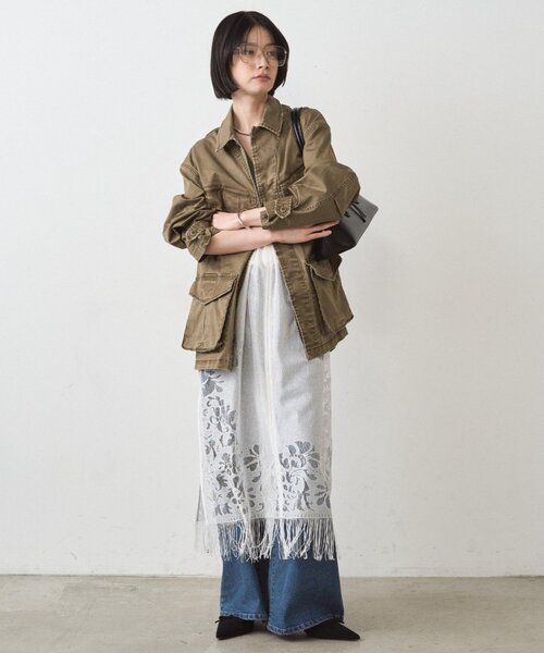 Loungedress（ラウンジドレス） ワンピース レースキャミワンピース