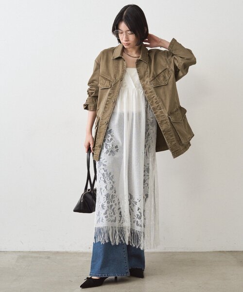 新品未使用 Loungedress レースキャミワンピース 即日発送！ Loungedress（ラウンジドレス） ワンピース レースキャミワンピース