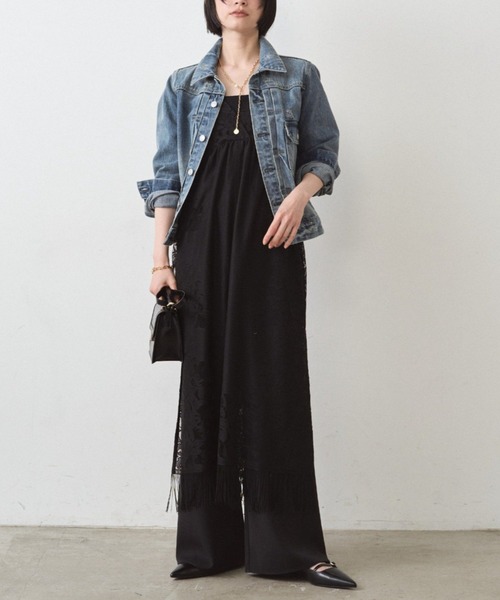 Loungedress（ラウンジドレス） ワンピース レースキャミワンピース