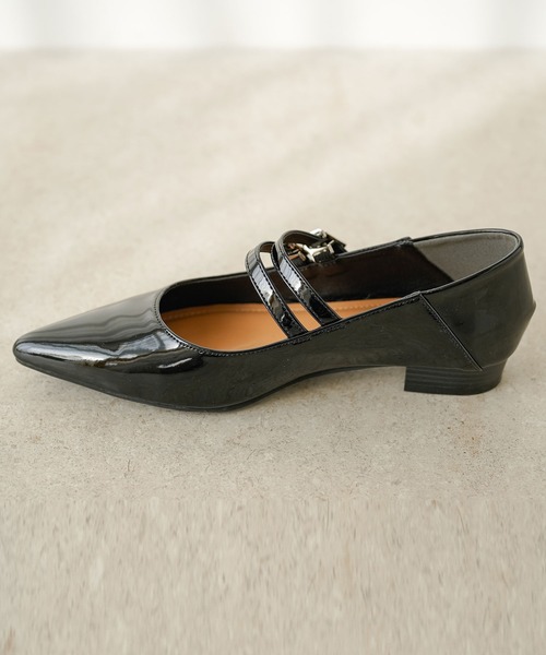 「rectangle」 フラットパンプス MEDIUM アイボリー レディース_画像5