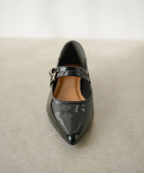 「rectangle」 フラットパンプス MEDIUM アイボリー レディース_画像6