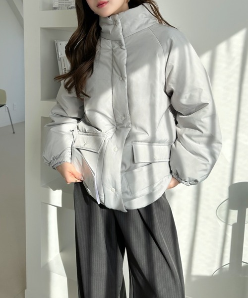 TREOVER ブルゾン アウター 今季持っておきたいカジュアル中綿ラグラン