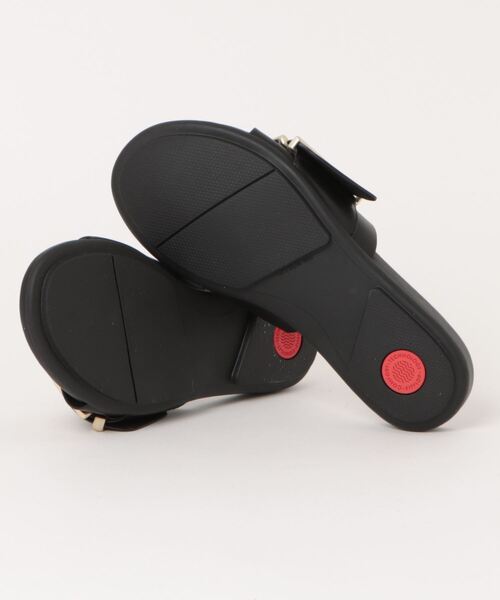 「fitflop」 フラットサンダル US6 ブラック レディース_画像3