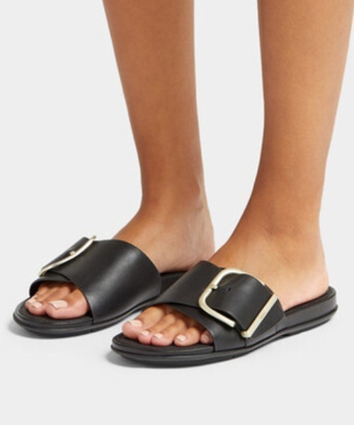 「fitflop」 フラットサンダル US6 ブラック レディース_画像8