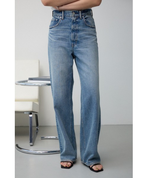 ジーンズ デニム デニムパンツ AZUL DENIM ハイウエストワイドデニム レディース_19