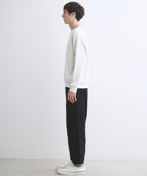 three dots（スリー ドッツ） トレーナー スウェット ラッチパイル