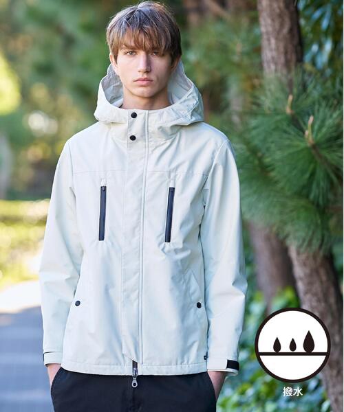 DRESSTERIOR☆高密度ツイルフーデッドブルゾン34 DRESSTERIOR（ドレステリア） ブルゾン アウター 「防水/透湿素材