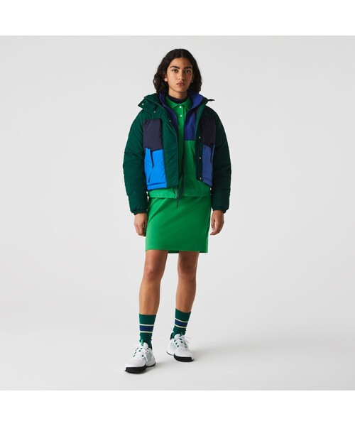 LACOSTE（ラコステ） ダウンジャケット 40 グリーン レディース