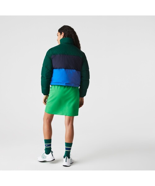LACOSTE（ラコステ） ダウンジャケット 40 グリーン レディース