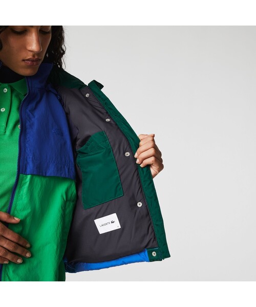 LACOSTE（ラコステ） ダウンジャケット 40 グリーン レディース