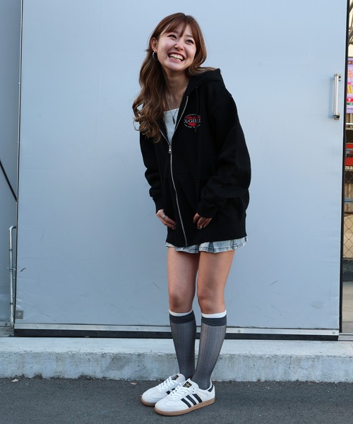 X-girl（エックスガール） パーカー 「ムラサキスポーツ限定」X-GIRL