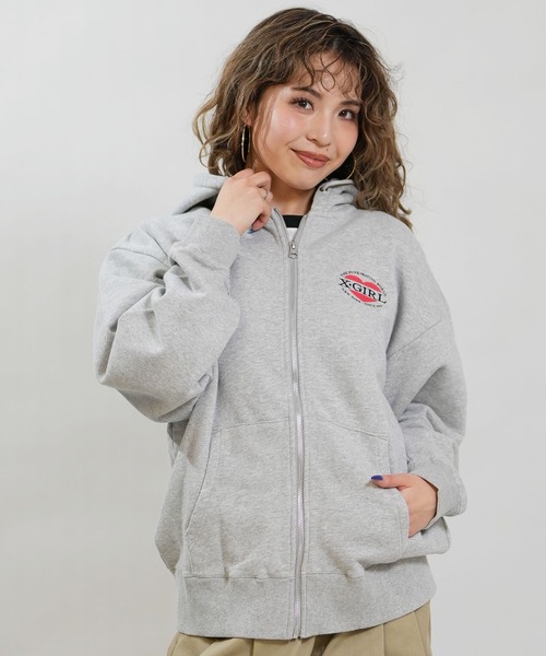 X-girl（エックスガール） パーカー 「ムラサキスポーツ限定」X-GIRL