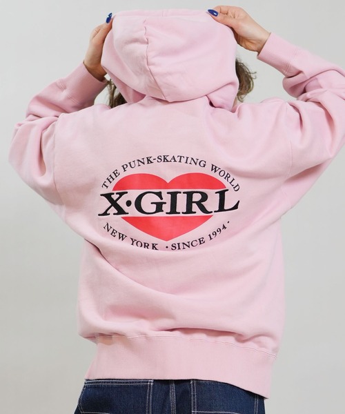 エックスガール パーカー 楽天市場】【 X-girl エックスガール 】 FACE AND STARS SWEAT HOODIE