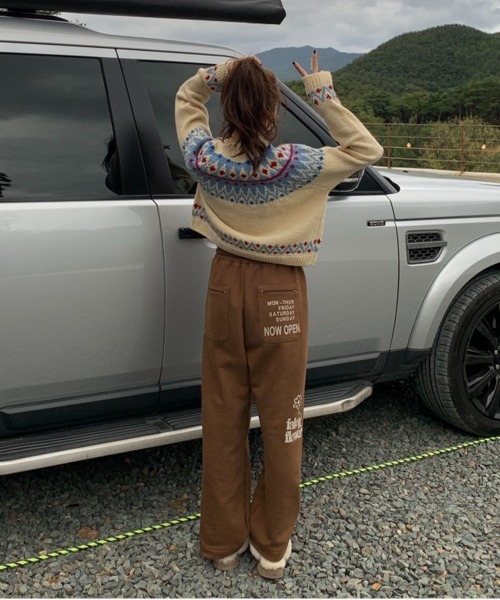 「by muni:r」 ニットカーディガン FREE アイボリー レディース_画像6