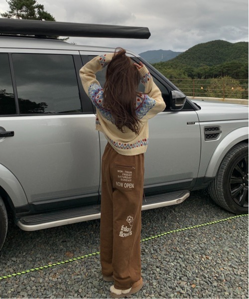 「by muni:r」 ニットカーディガン FREE アイボリー レディース_画像7