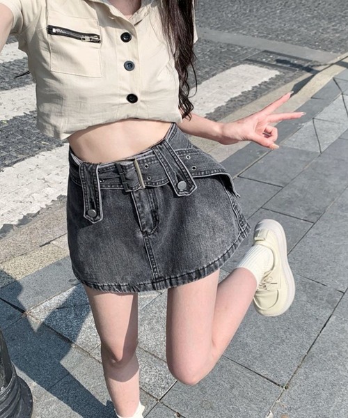 「almo」 「sevens」キュロット MEDIUM ブラック系その他 レディース_画像9