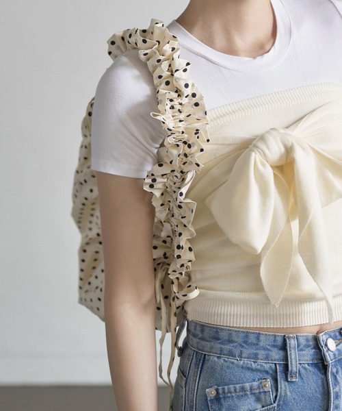 「UNE MANSION」 ショルダーバッグ ONE SIZE アイボリー レディース_画像2