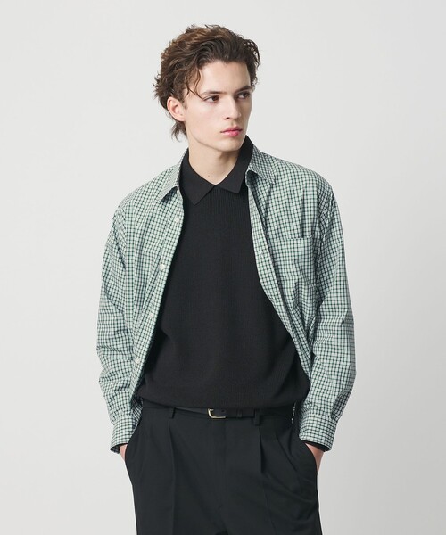 H BEAUTY&YOUTH チェック柄 長袖シャツ Mサイズ BEAUTY＆YOUTH UNITED ARROWS シャツ ブロード チェック レギュラー