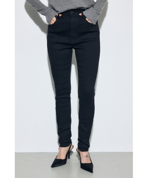 AZUL by MOUSSY スキニーパンツ Sサイズ ブラック AZUL BY MOUSSY | AZUL DENIM カラースキニーパンツ (スキニー ) |SHEL