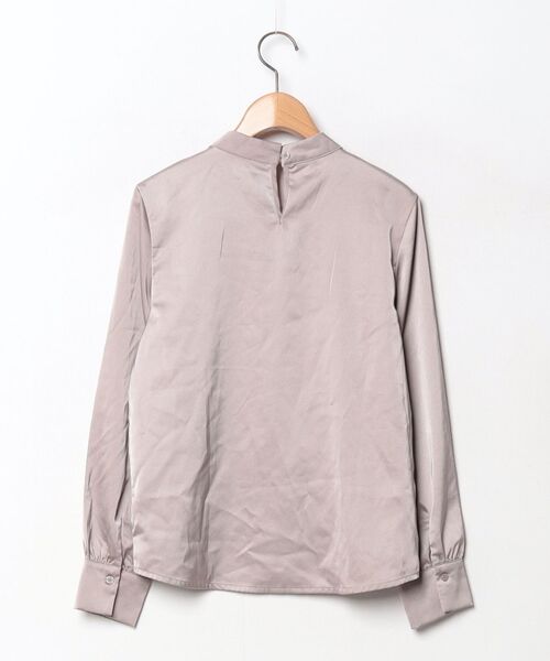 「COCOMOMO」 長袖ブラウス S ダークブラウン レディース_画像2