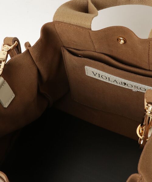 「VIOLAd'ORO」 2WAYバッグ - ブラウン レディース_画像4