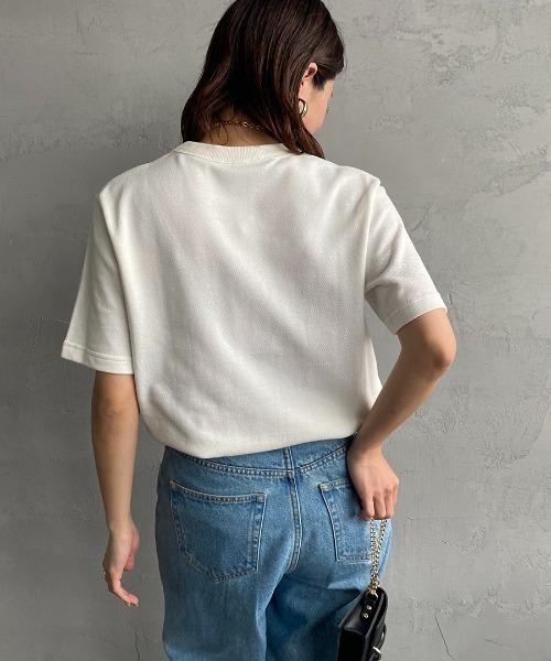 LACOSTE（ラコステ） tシャツ 半袖 ワンポイントロゴ 鹿の子ポケットT