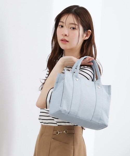 Lee（リー） トートバッグ 「Lee別注」麻調スクエア2WAYトート