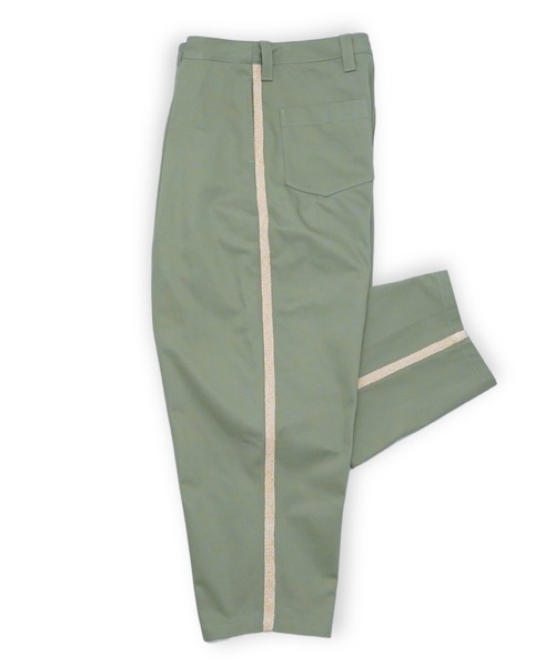 パンツ 「ohta」 green line pants メンズ レディースの画像