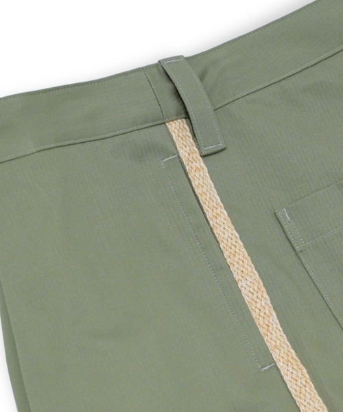 パンツ 「ohta」 green line pants メンズ レディースの画像