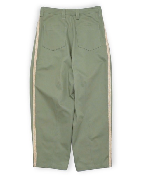 パンツ 「ohta」 green line pants メンズ レディースの画像