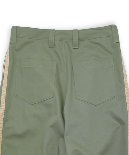 パンツ 「ohta」 green line pants メンズ レディースの画像