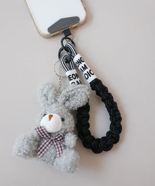 ammy. / エイミードット 」 うさぎ チャーム スマホ ストラップ
