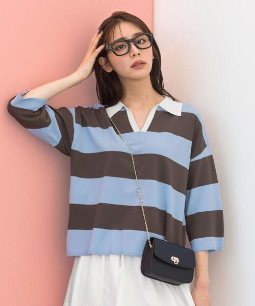 grove（グローブ） uvカット ニット セーター 「ひんやり＆UVカット