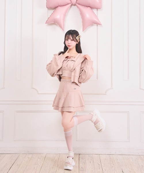 LAFARY（ラファリー） セットアップ スウェットビスチェセットアップ