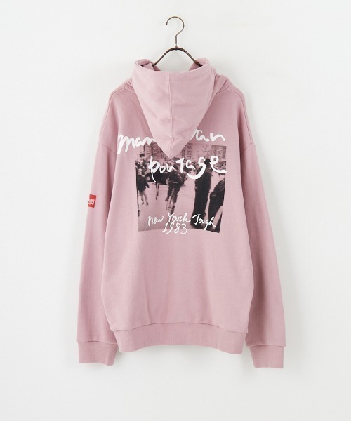 「Manhattan Portage」 プルオーバーパーカー M ブラック レディース_画像3