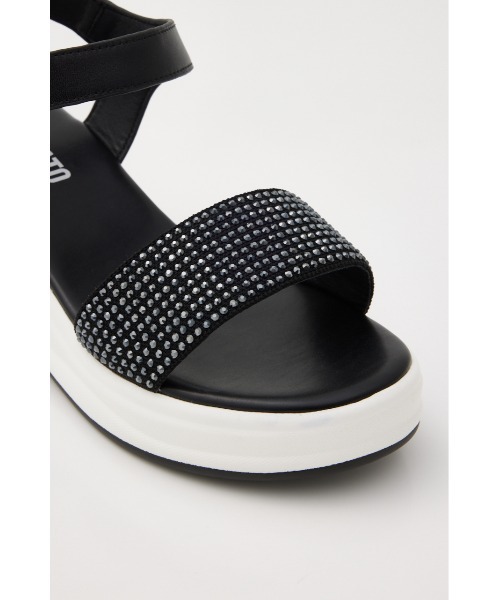 「STACCATO」 ヒールサンダル 23cm シルバー レディース_画像8