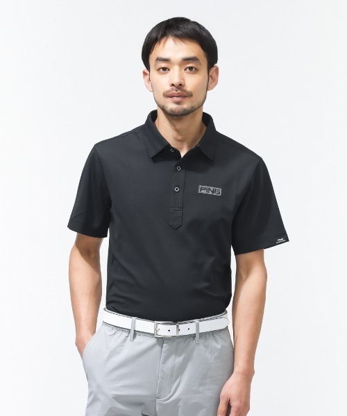 USED ANEW GOLF メンズ半袖ポロシャツ パンチングメッシュ　L ニッセン（nissen） ポロシャツ 半袖 メッシュ 吸汗速乾 UVカット 半袖