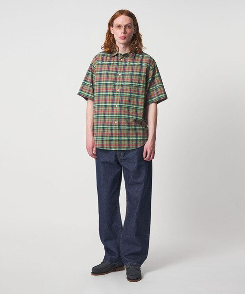 UNITED ARROWS & SONS ダメージデニムパンツ ポギー UNITED ARROWS ＆ SONS（ユナイテッドアローズ ＆ サンズ） ワイド