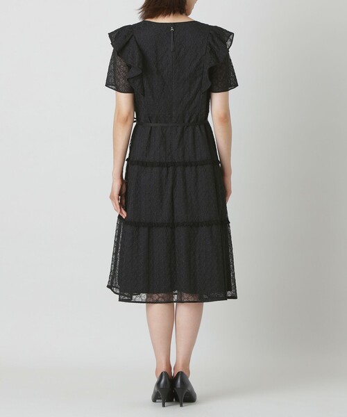 TO BE CHIC（トゥー ビー シック） 半袖ワンピース 40 ブラック