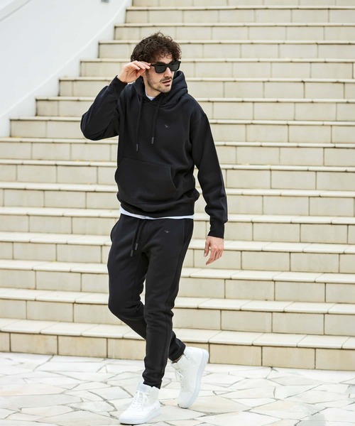 「1PIU1UGUALE3 RELAX 」 スウェットパンツ X-LARGE ブラック メンズの画像