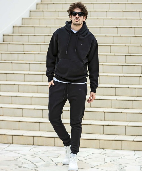 「1PIU1UGUALE3 RELAX 」 スウェットパンツ X-LARGE ブラック メンズの画像