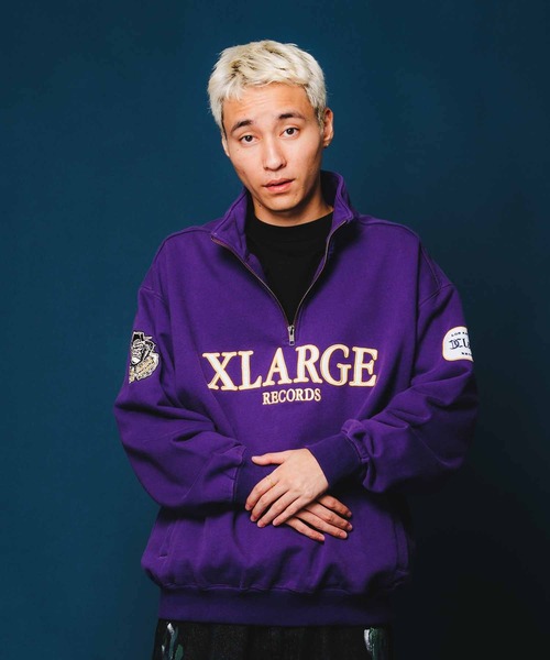 「XLARGE」 スウェットカットソー L ブラック メンズ